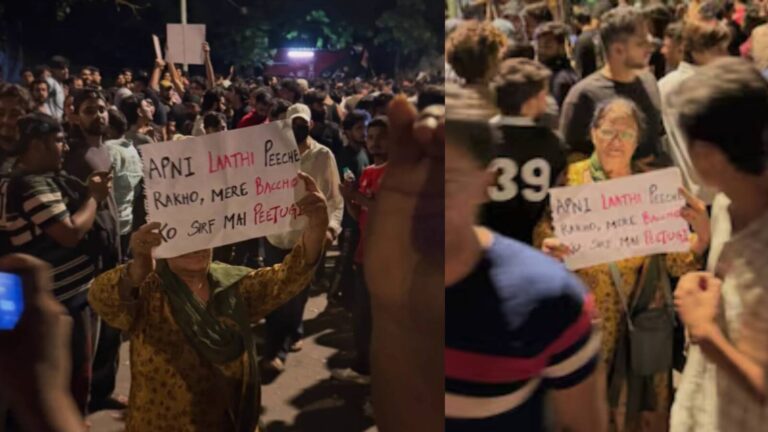 NEET Protest में छाई ये 'देसी मां', पोस्टर पर लिखी एक लाइन पढ़कर इंटरनेट हुआ दीवाना