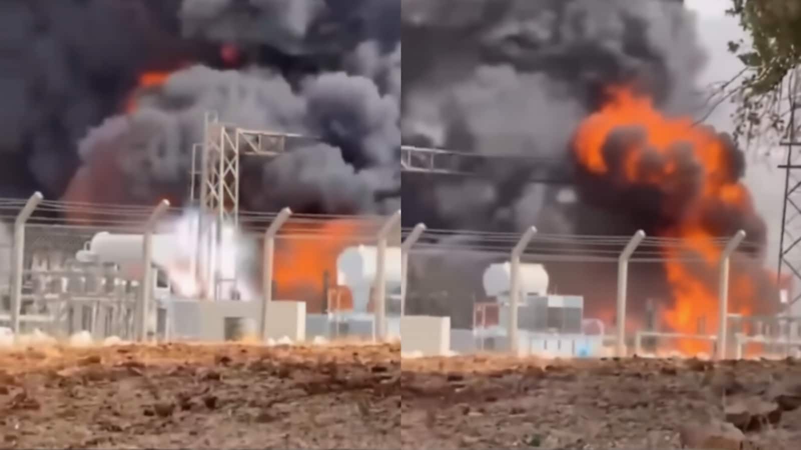 Iran Kuwait Conflict: ईरान के हमले से कुवैत के पावर प्लांट में लगी भीषण आग, अमेरिका ने भी तेज किए वार। देखें वीडियो