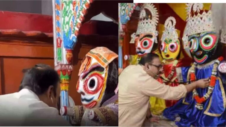 भगवान जगन्नाथ का हुआ हेल्थ चेकअप, डॉक्टरों की टीम ने जांच के बाद दी रथ यात्रा की मंजूरी, वीडियो हुआ वायरल