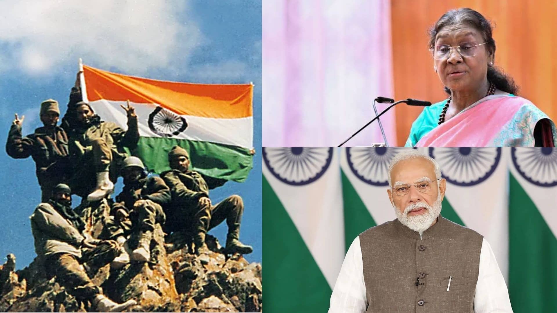 Kargil Vijay Diwas: 'शौर्य, त्याग और राष्ट्रनिष्ठा का प्रतीक', कारगिल विजय दिवस पर राष्ट्रपति-PM मोदी समेत दिग्गज नेताओं ने शहीदों को दी श्रद्धांजलि
