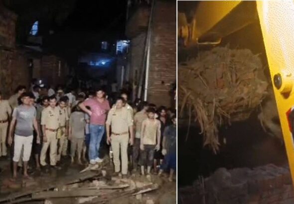 UP: मुजफ्फरनगर में बारिश से ढहा मकान, 4 बच्चों समेत 5 की मौत, 2 लड़कियां घायल
