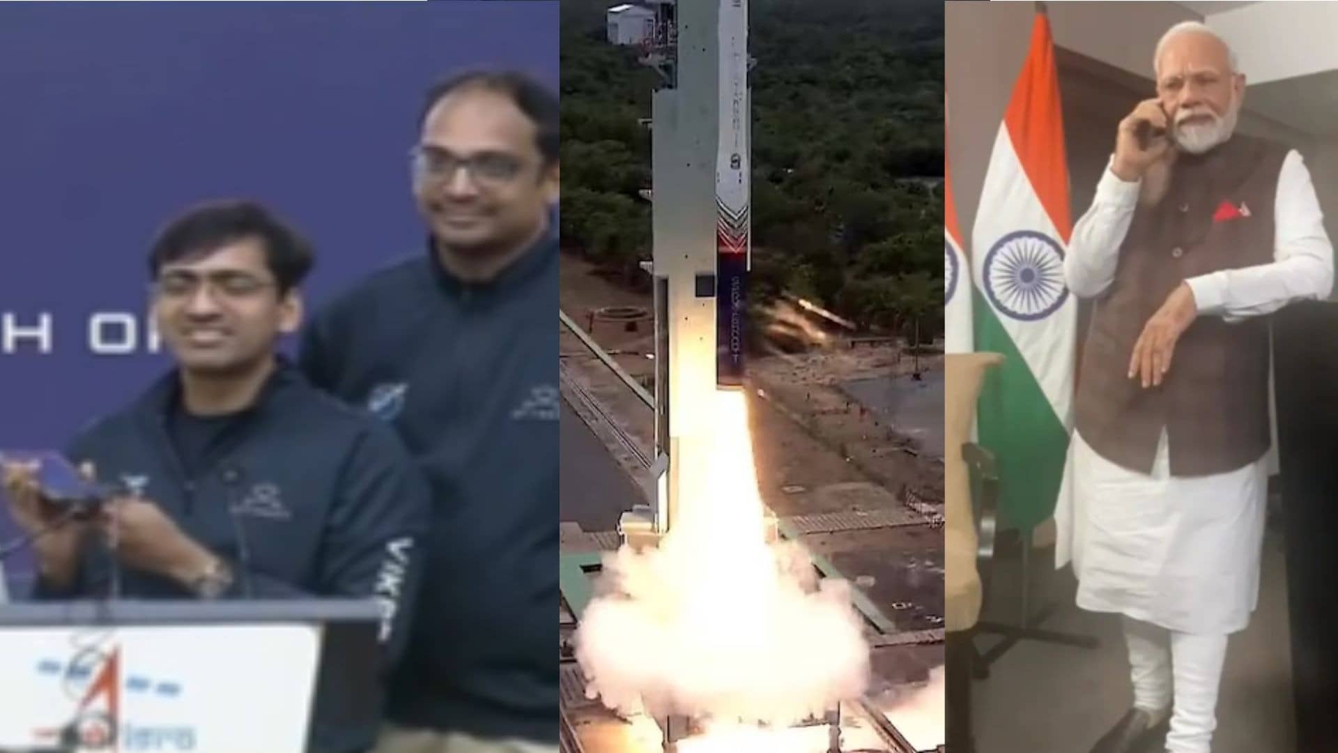 विक्रम-1 की सफल लॉन्‍चिंग के तुरंत बाद PM मोदी ने स्‍काईरूट एयरोस्‍पेस के CEO को मिलाया फोन, पूरी टीम को दी बधाई; जानिए क्या बोले- VIDEO