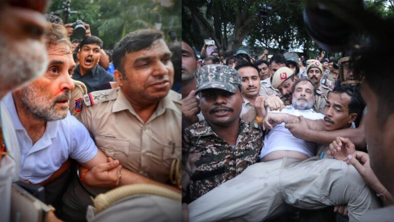 PM आवास से हटाई गई भीड़, राहुल गांधी को मॉडल टाउन तो प्रियंका को मंदिर मार्ग थाने ले गई पुलिस, अखिलेश यादव समते हिरासत में विपक्ष के कई बड़े नेता