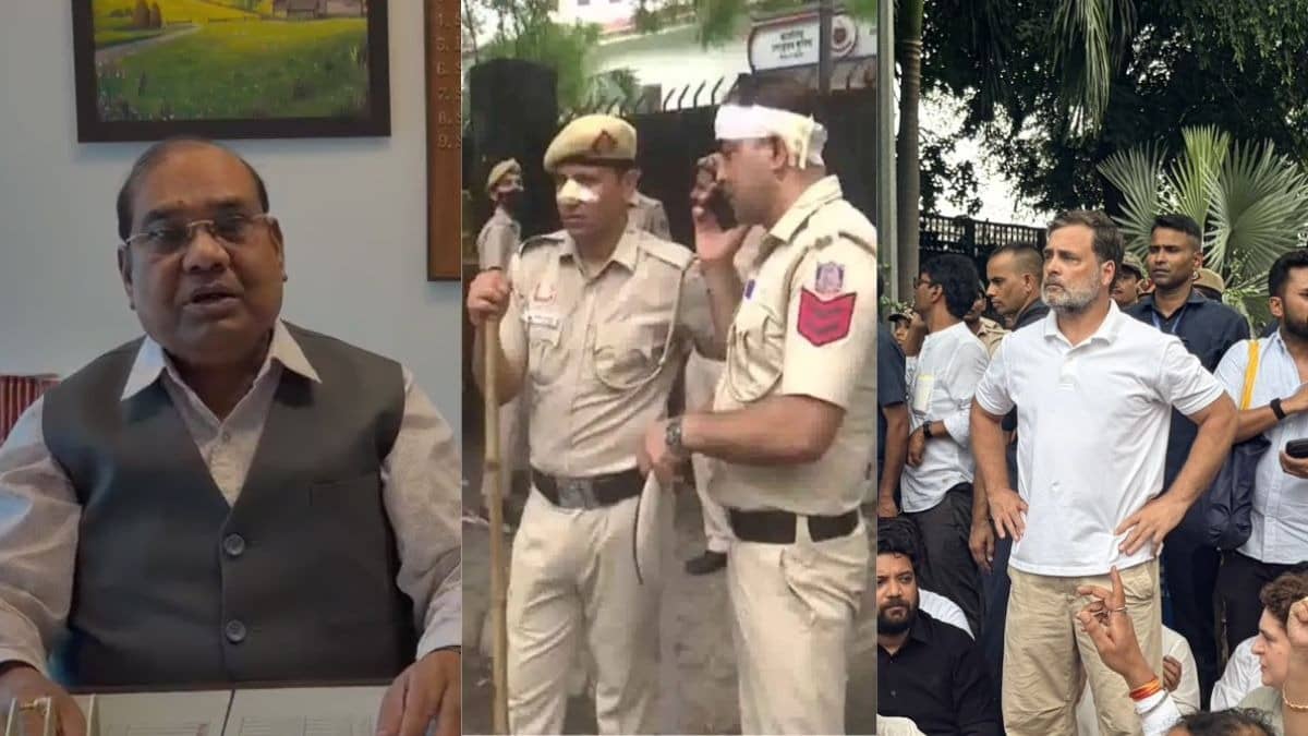 करपात्री महाराज का वो 'श्राप' और 1984 के दंगों को याद दिलाकर बृजलाल ने राहुल गांधी पर साधा निशाना, बोले- 'लाठीचार्ज पर आपको बोलने का हक नहीं'