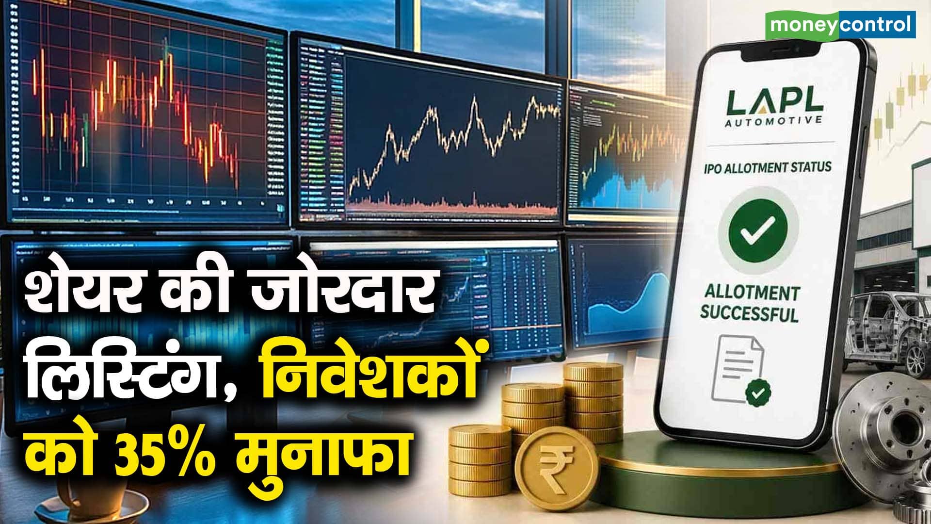 शेयर की जोरदार लिस्टिंग, निवेशकों को 35% मुनाफा