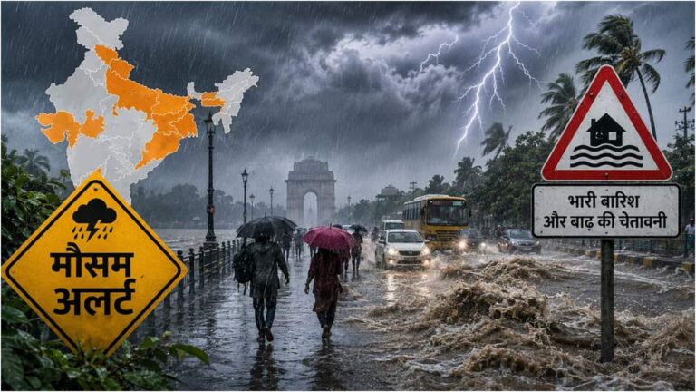 कल का मौसम: 26 अगस्त को इन 12 राज्यों में होगी मूसलाधार बारिश! यूपी-बिहार से बंगाल तक आंधी-तूफान का भी अलर्ट