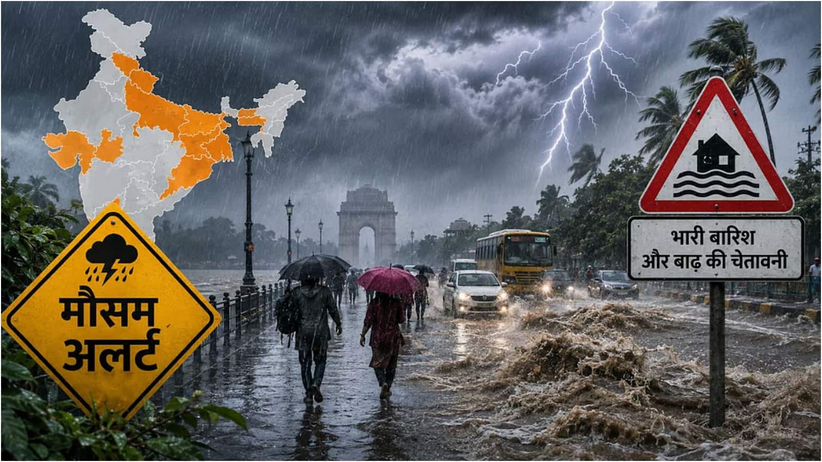 कल का मौसम: 26 अगस्त को इन 12 राज्यों में होगी मूसलाधार बारिश! यूपी-बिहार से बंगाल तक आंधी-तूफान का भी अलर्ट