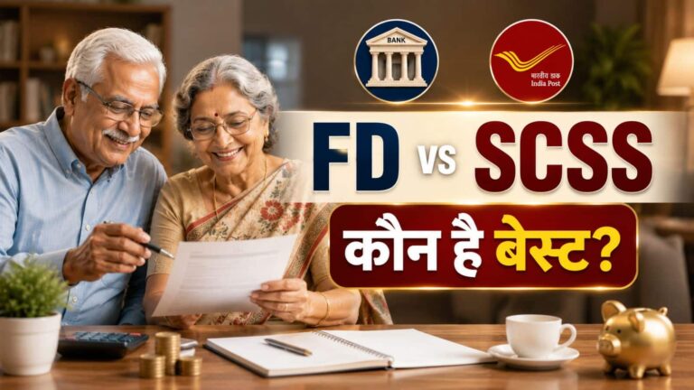 FD vs SCSS: सीनियर सिटिजन के लिए कौन-सी स्कीम बेस्ट? पूरा कैलकुलेशन समझिए
