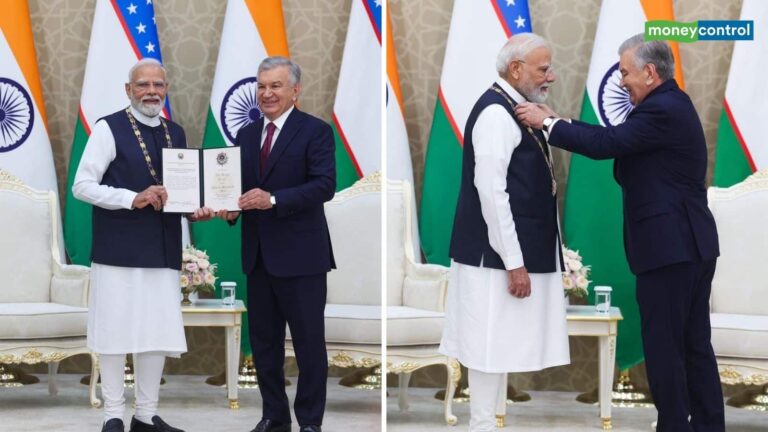 PM Modi in Uzbekistan: पीएम मोदी को उज्बेकिस्तान का सर्वोच्च नागरिक सम्मान, 36वें अंतरराष्ट्रीय पुरस्कार से सम्मानित