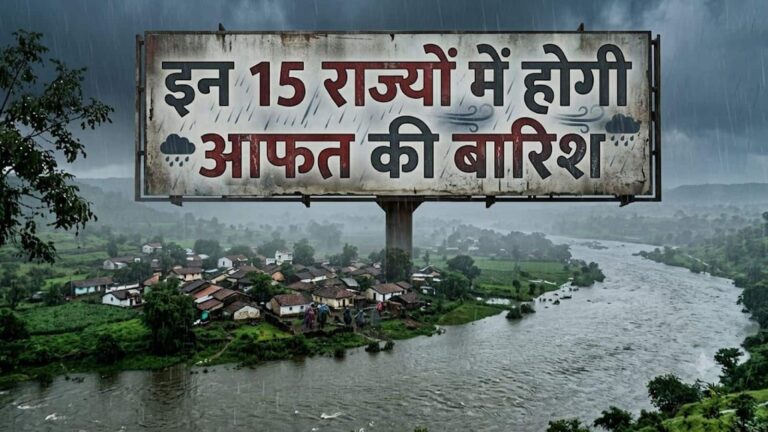 कल का मौसम: 1 सितंबर को इन राज्यों में मूसलाधार बारिश का अलर्ट! दिल्ली-यूपी समेत इन 15 राज्यों में मौसम की चेतावनी