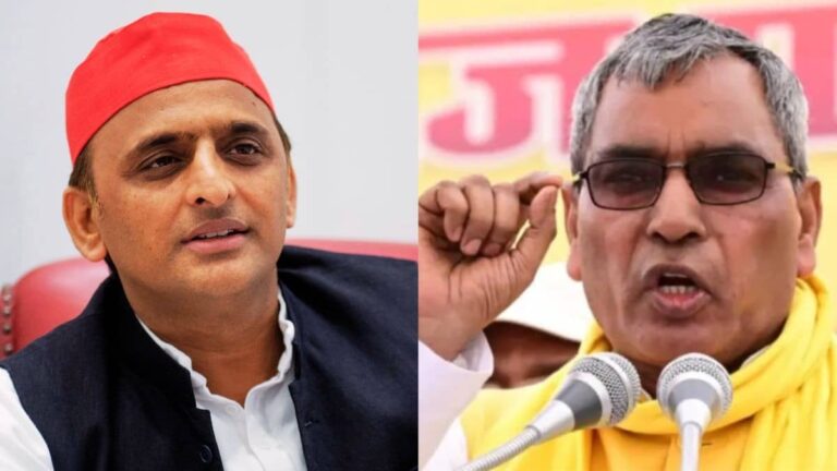 सपा सरकार में बिकते थे पेपर, खेतों पर बैठकर हल करते थे स्‍टूडेंट्स...राजभर ने SP पर साधा निशाना, बोले- परिवारवादी पार्टी ने छीन लिया पिछड़ों का हक‍
