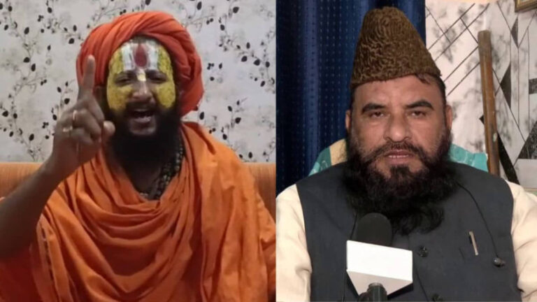 'कठमुल्ला साजिद रशीदी ने शिव भक्तों पर की अभद्र टिप्पणी, इसका सिर धड़ से अलग...', मौलाना के बयान पर भड़के अयोध्या के संत, बता डाला देश के लिए कैंसर