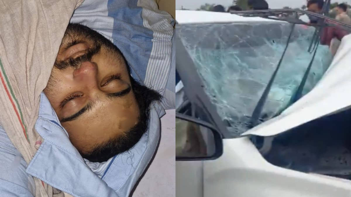 BREAKING: सड़क दुर्घटना में अतीक अहमद के छोटे बेटे की मौत, भाई अली से मिलने झांसी जेल जाते वक्त हुआ हादसा; क्रेटा कार के उड़े परखच्चे