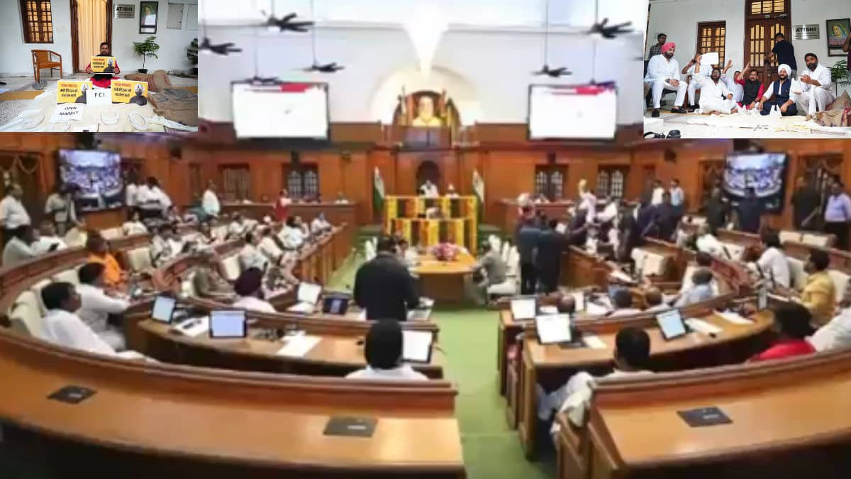 Delhi: विधानसभा में चावल घोटाले के आरोप पर जमकर हंगामा, स्पीकर ने AAP के 8 विधायकों को सदन से बाहर करवाया, मंत्री ने लगाया चावल फेंकने का आरोप