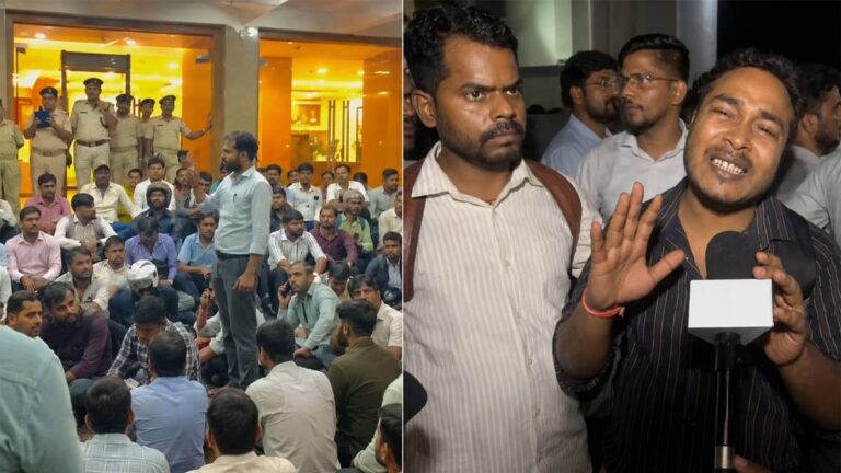 कहीं जश्न तो कहीं गम, JSSC-CGL परीक्षा रद्द होने पर फूट-फूटकर रोए नियुक्ति अभ्यर्थी, फैसले के खिलाफ धरने पर बैठे; कहा- एक पल में हम...