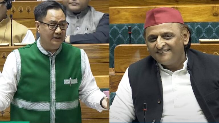'FCRA बिल में किसी भी अल्पसंख्यकों के खिलाफ कुछ भी नहीं है, मैं अखिलेश जी को चुनौती देता हूं...', लोकसभा में हंगामे के बीच बोले किरेन रिजिजू