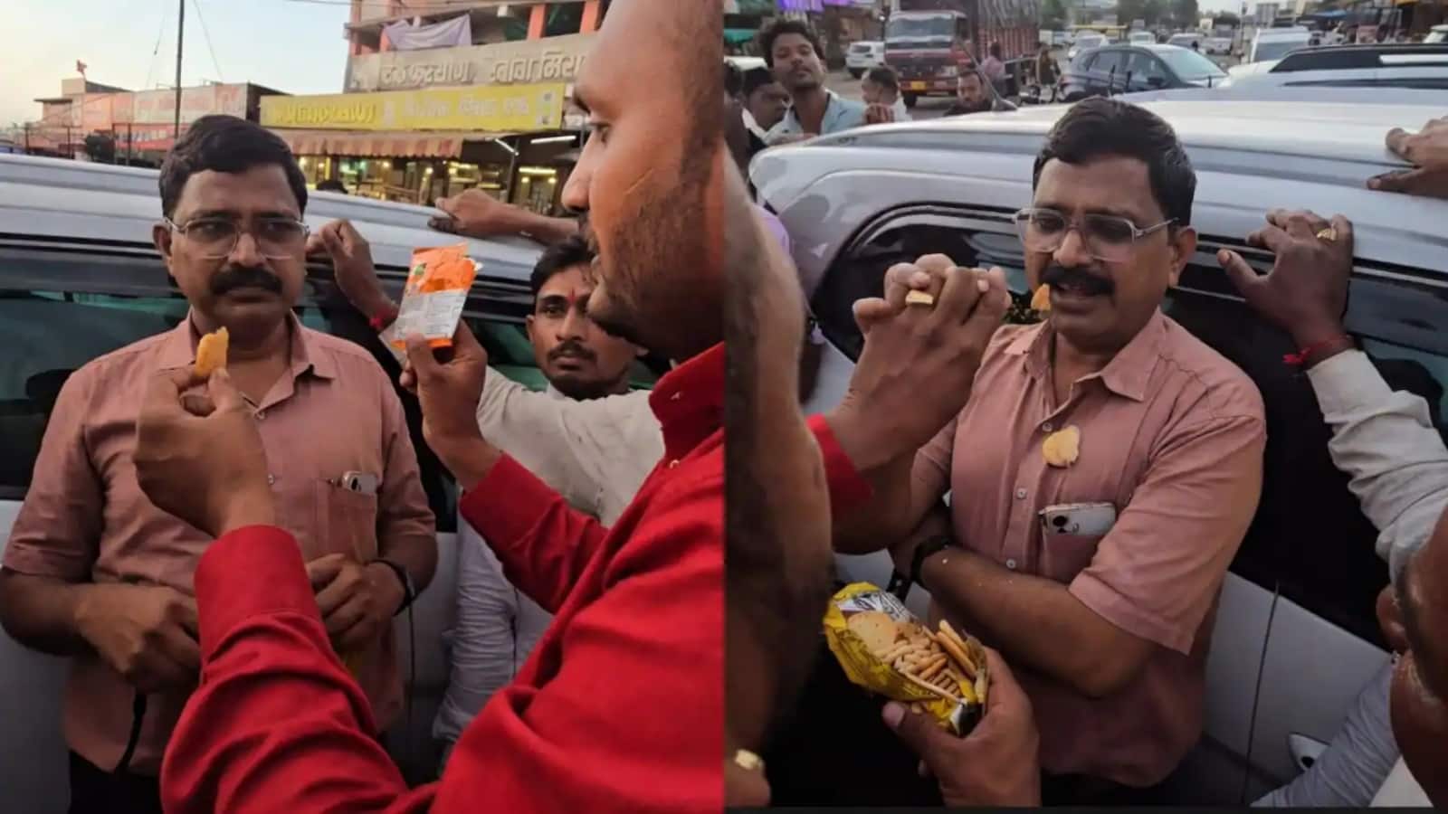 'इन्हें खुद खाओ': रिश्वत के आरोप में भीड़ ने महाराष्ट्र FDA अधिकारी को घेरा, मुंह में एक्सपायर्ड बिस्किट ठूंसने की कोशिश की