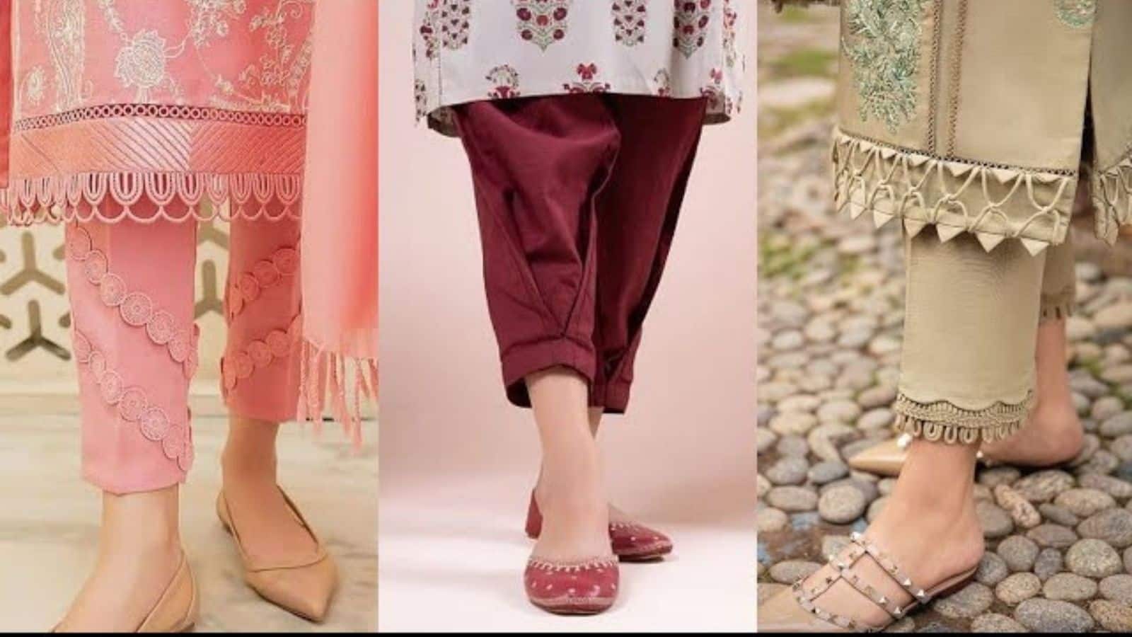कम मेहनत में दिखेगा ज्यादा स्टाइल! इन ट्रेंडी डिजाइन से सजाएं अपनी सलवार की मोहरी