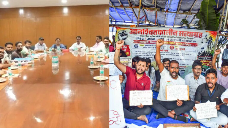 Ranchi: छात्रों से दूसरे दौर की बातचीत बेनतीजा, रविवार को फिर होगी मीटिंग, MLA जयराम महतो ने किया अनशन का ऐलान