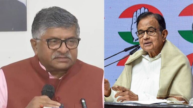पी. चिदंबरम के 'दिमागी नक्सल' वाले बयान पर रविशंकर प्रसाद का तीखा प्रहार, कहा-शर्मनाक और भद्दा
