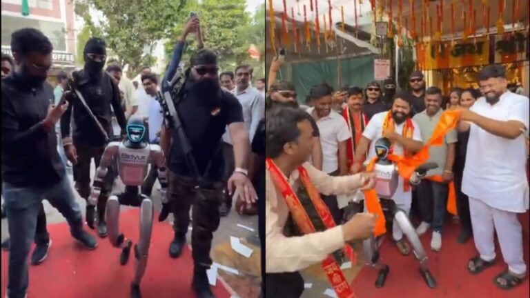 सैंडविच शॉप के उद्घाटन में इंसानों के बीच रोबोट ने लगाए ठुमके, अनोखा VIDEO देखकर लोग रह गए हैरान