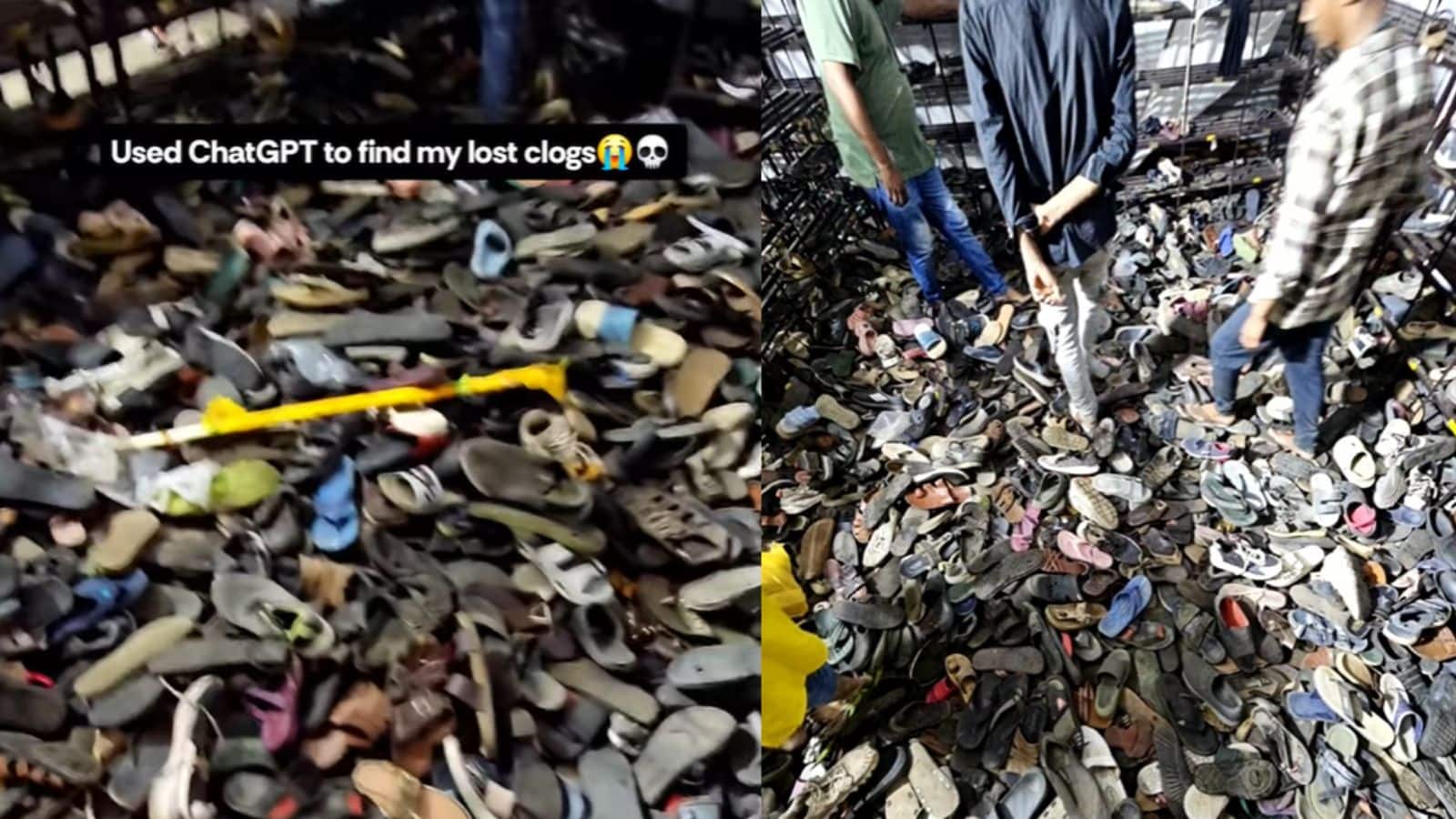 Video: हजारों जूतों के बीच गुम हुई एक चप्पल, शख्स ने अपनाया AI का अनोखा जुगाड़; वीडियो हुआ वायरल