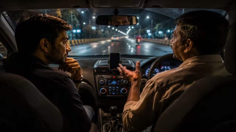 कैब ड्राइवर को फोन पर अंग्रेजी बोलते देख पैसेंजर हुआ शॉक, बाद में सच्चाई ने खोला राज