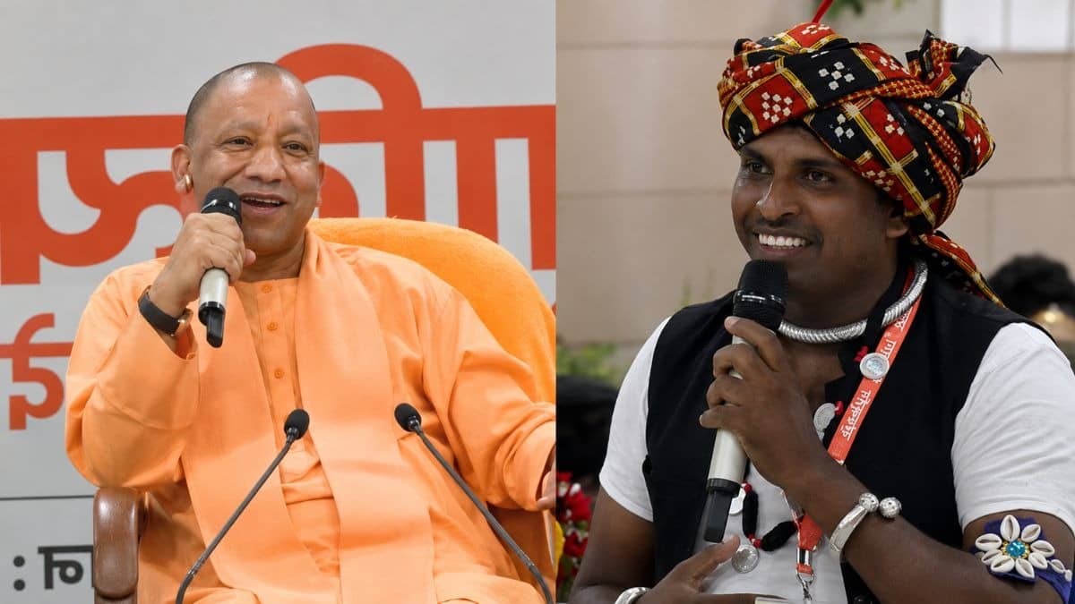 VIRAL: 'मैं गा नहीं सकता, लेकिन गलत लोगों पर बुलडोजर चलवा सकता हूं...'छत्तीसगढ़ी कलाकार से बोले सीएम योगी, देखें VIDEO