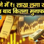 सोने में ₹1 लाख लगा रहे? जानिए 10 साल बाद कितना मुनाफा होगा