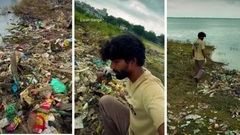 Video: नदी में जहरीले सांपों, टूटे कांच...फिर भी नहीं मानी हार, 21 साल के युवक की अकेले गंगा की सफाई करने की कहानी वायरल
