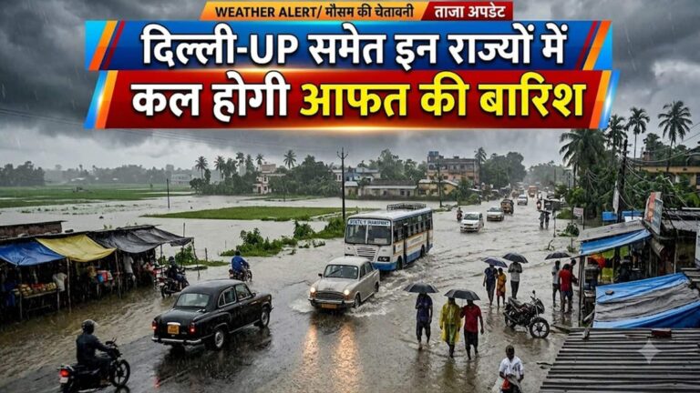 कल का मौसम: 4 सितंबर को इन इलाकों में नहीं थमेगी बारिश! MP में बहुत भारी बारिश संग दिल्ली-UP समेत कई राज्यों में अलर्ट