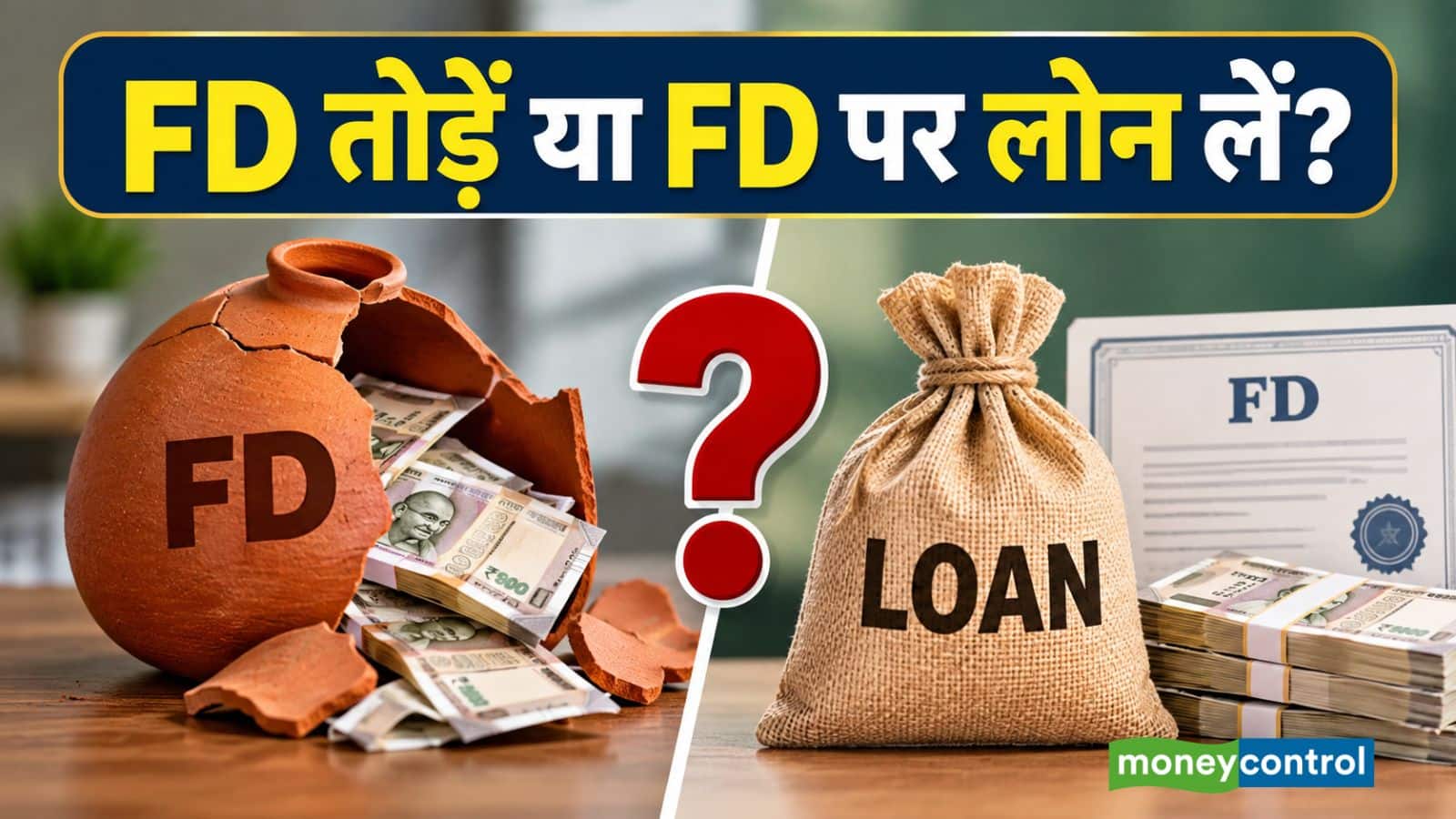 पैसों की जरूरत होने पर FD तोड़ें या FD पर लोन लें? समझिए पूरा कैलकुलेशन