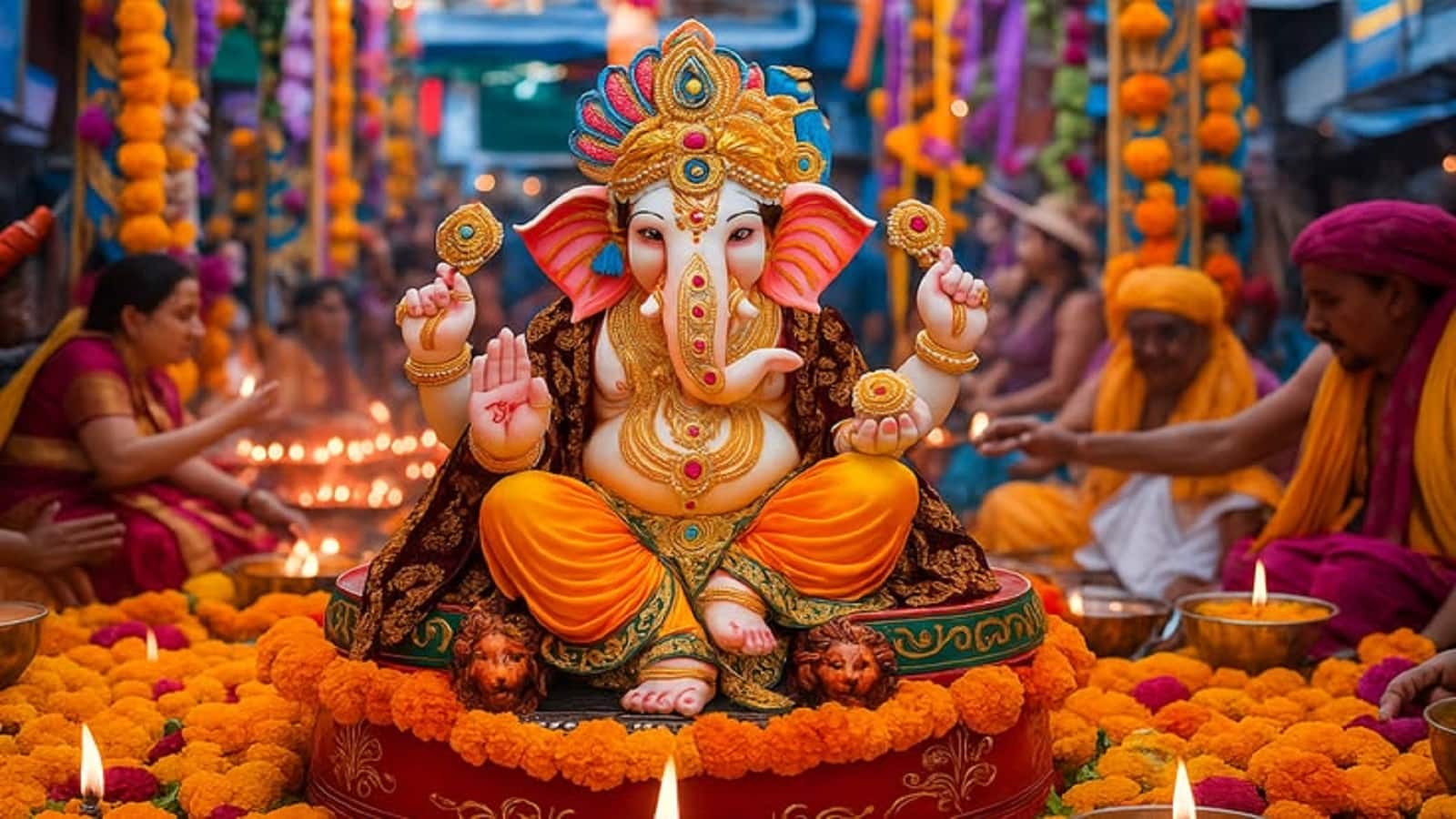 Ganesh Chaturthi 2026 Sthapana Vidhi: आज शुभ मुहूर्त में और इस विधि से करें भगवान गणेश की स्थापना, जानें बप्पा को क्या भोग लगाएं और किन मंत्रों से करें स्वागत