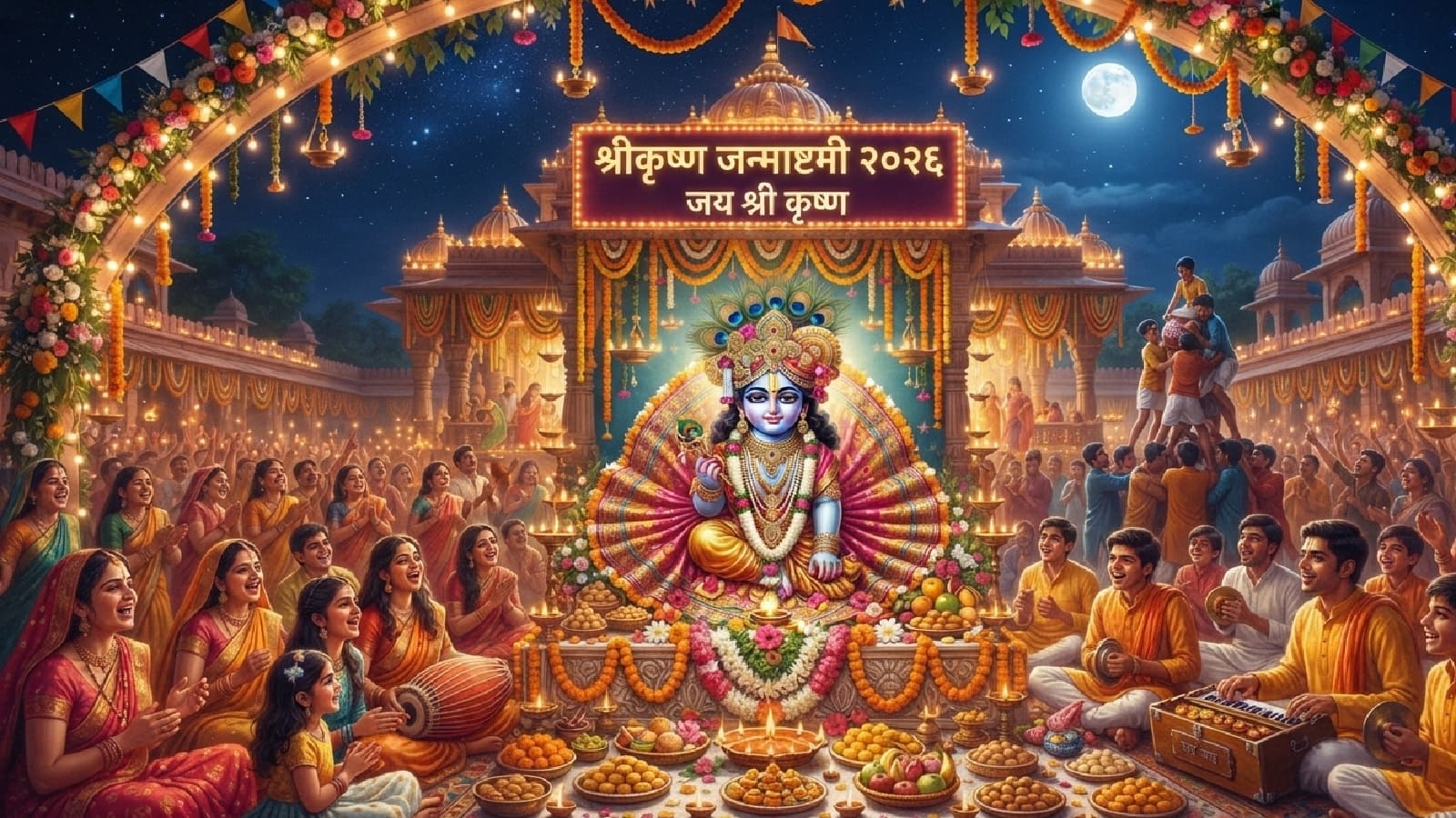 Krishna Janmotsav 2026: आज आधी रात में पधारेंगे मुरलीधर श्याम, जानें आज निशिता काल पूजा विधि, महत्व और पारण का सही समय