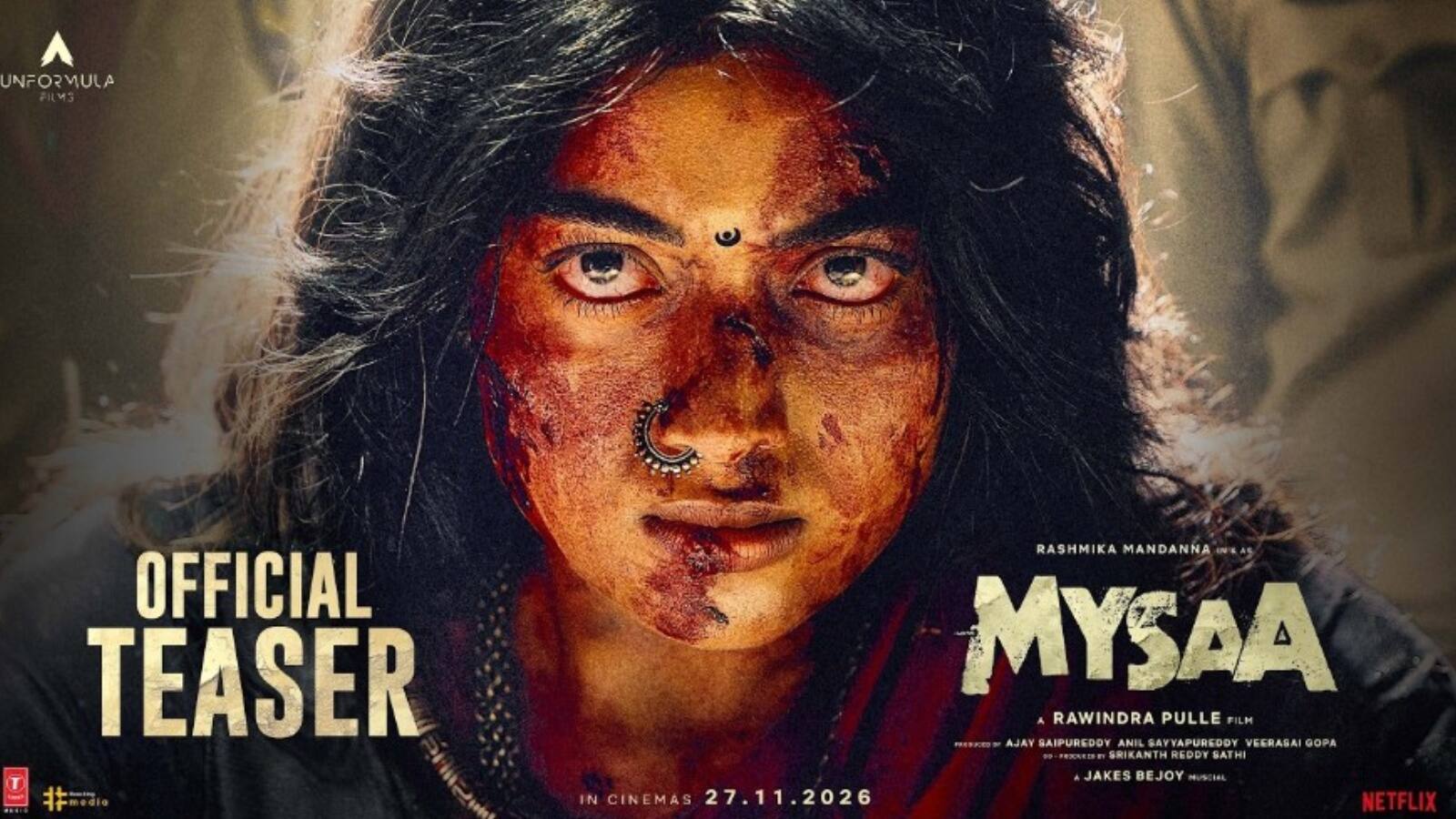 Mysaa teaser: रश्मिका मंदाना का नजर आया एक्शन अवतार, 'मैसा' का टीजर देख फैंस के रोंगटे हुए खड़े