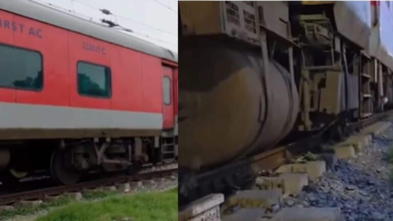 आरा में महानंदा एक्सप्रेस के 2 डिब्बे पटरी से उतरे, कम स्पीड के चलते टला बड़ा हादसा