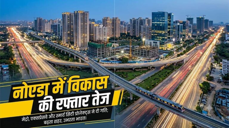 नोएडा-ग्रेटर नोएडा में विकास की रफ्तार तेज! 8,000 हेक्टेयर में बनेगा इंडस्ट्रियल नोड, रोजगार और निवेश को मिलेगा बड़ा बूस्ट