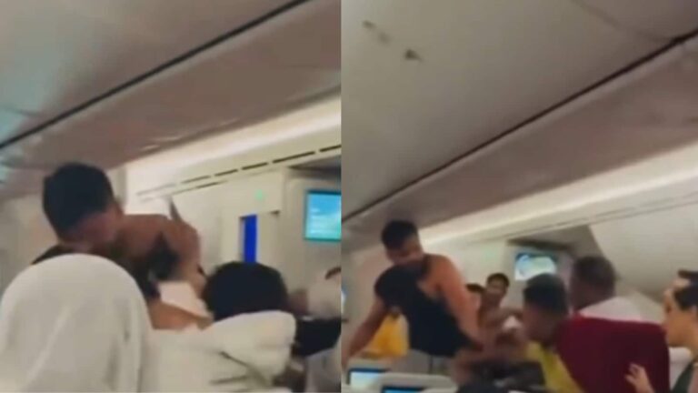 Viral Video: लंदन से बांग्लादेश जा रही फ्लाइट में बवाल, हवा में भिड़े दो यात्री...वीडियो हुआ वायरल