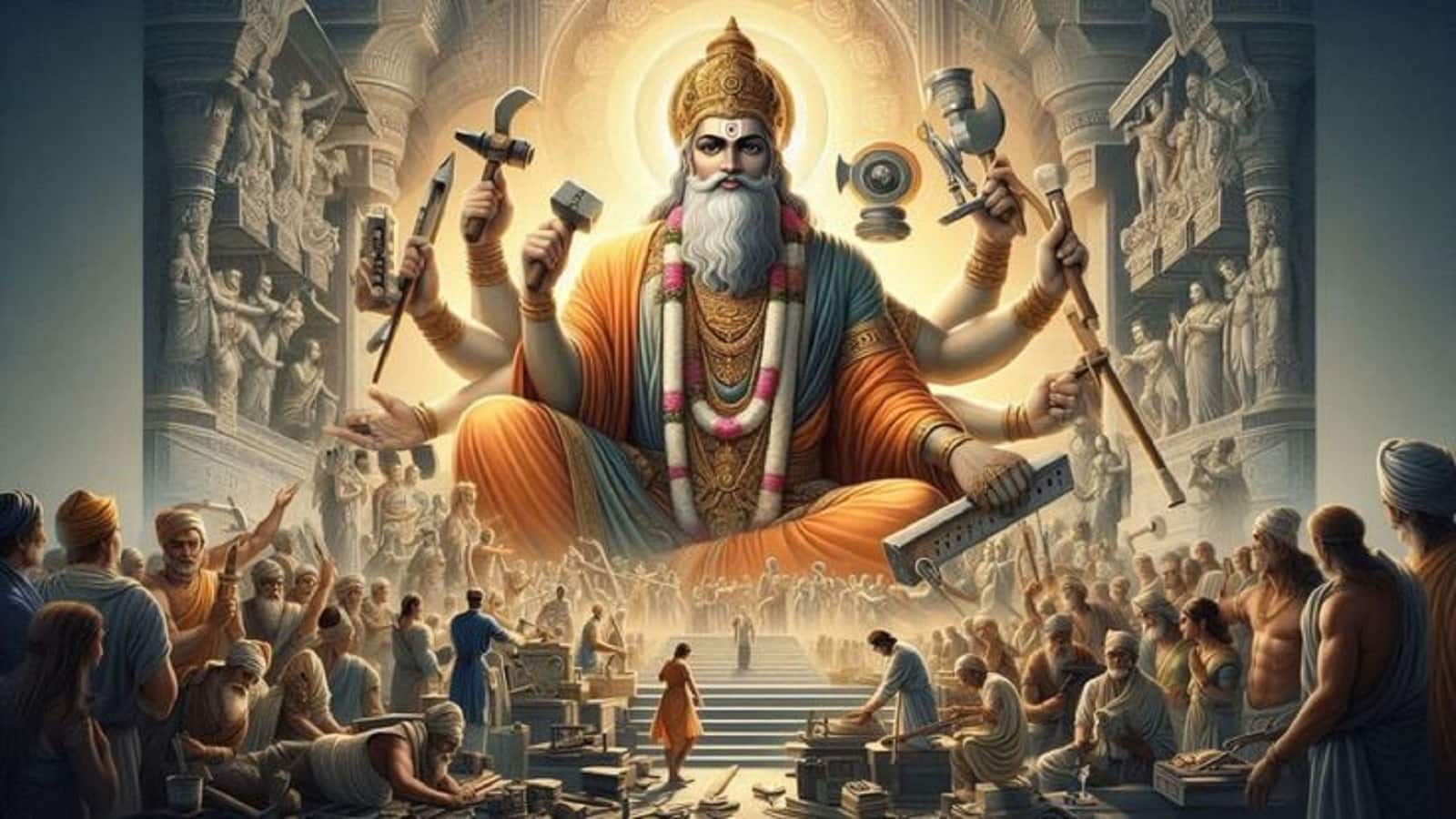 Vishwakarma Puja Kab Hai 2026: सिद्ध योग आज की जाएगी देवताओं के शिल्पी भगवान विश्वकर्मा की पूजा, जानें पूजा का शुभ मुहूर्त