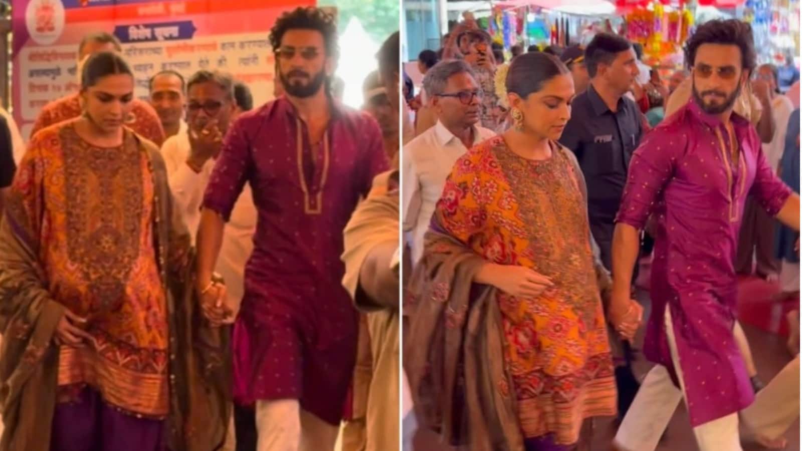 Ranveer-Deepika Visit Siddhivinayak:  डिलिवरी के पहले बप्पा का आशीर्वाद लेने सिद्धिविनायक पहुंची दीपिका पादुकोण, हाथ थामे दिखे रणवीर सिंह