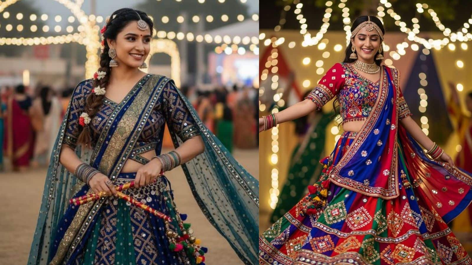 फेस्टिव सीजन में घाघरा-चोली के लुक को कंप्लीट करेंगी ये 7 हेयरस्टाइल्स! सीखें 5 मिनट में बनने वाले ट्रेंडी लुक!