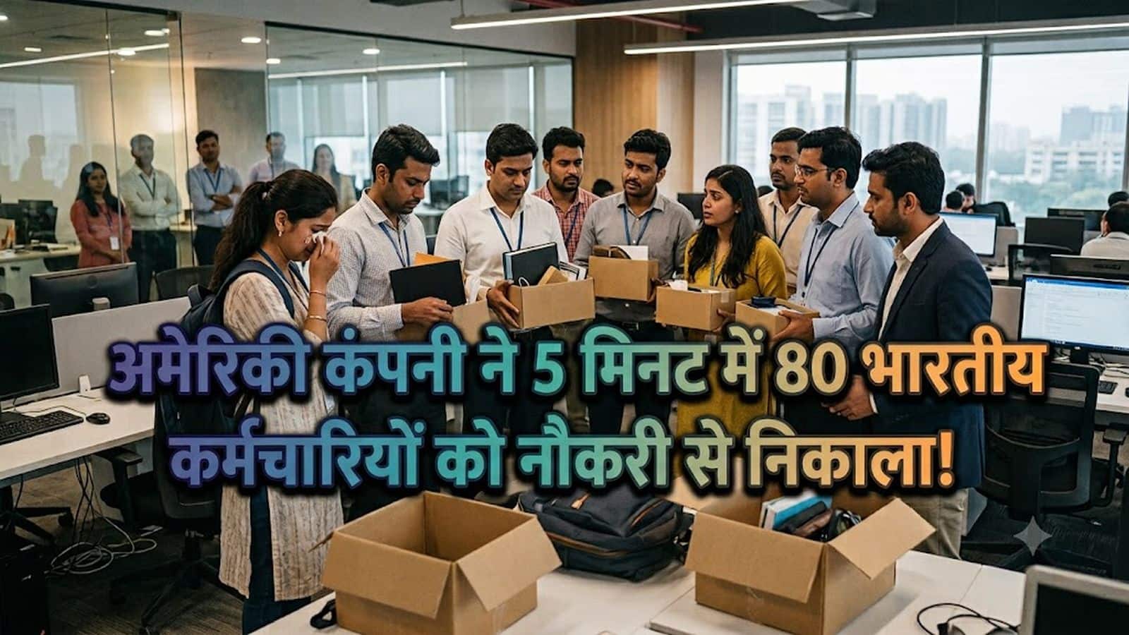 अमेरिकी कंपनी ने 5 मिनट की Google Meet में पूरी भारतीय टीम को जॉब से निकाला? 80 कर्मचारियों की नौकरी जाने का दावा
