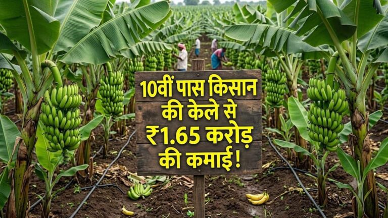 Success Story: केले की खेती ने बदली 10वीं पास किसान की किस्मत: 1.65 करोड़ रुपए की आमदनी, 55 एकड़ में बाग नहीं, खड़ा किया कमाई का 'हरा कारोबार'