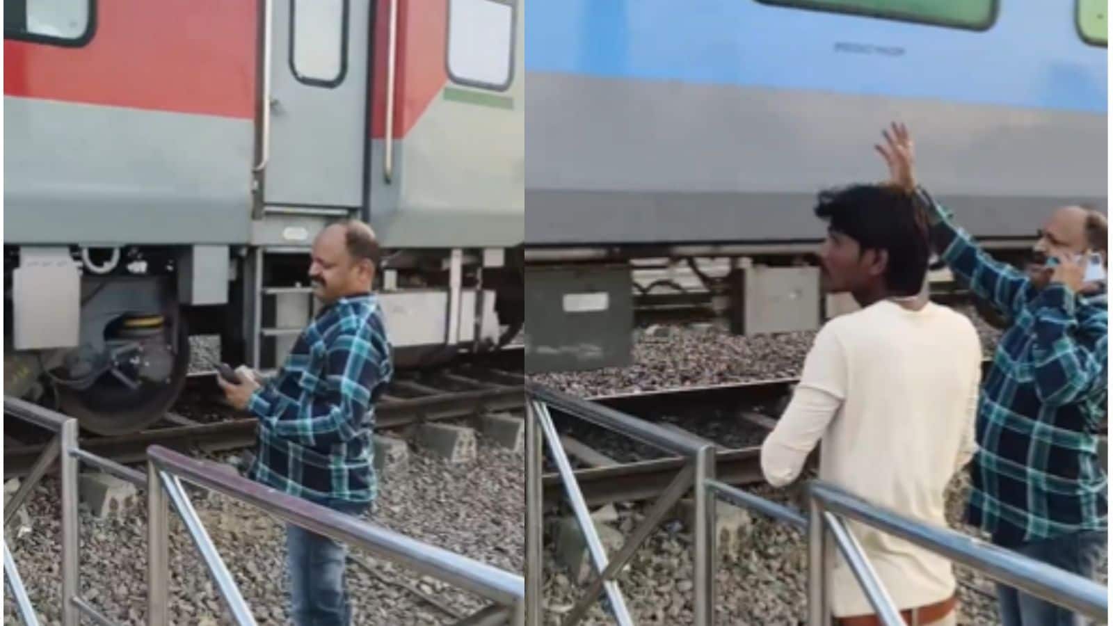 Video: ना ट्रेन रुकी, ना कोई उतरा...फिर भी पहुंच गया पार्सल, वीडियो देख दंग रह गए लोग