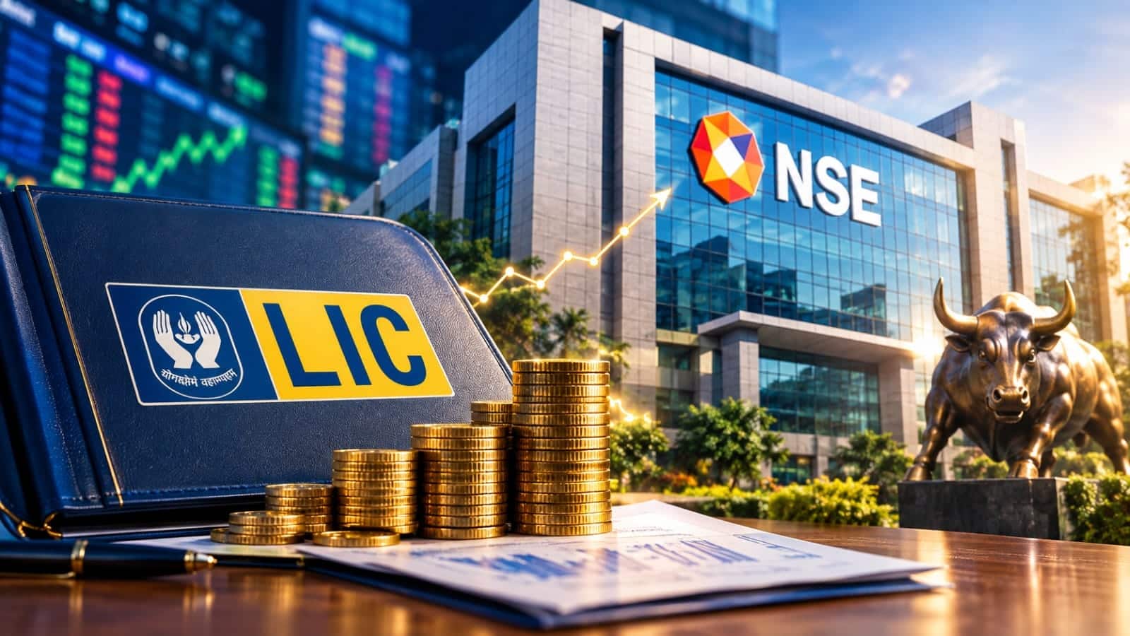 NSE IPO का एंकरबुक, सबसे अधिक बोली लगा सकती है LIC, ये दिग्गज भी कतार में