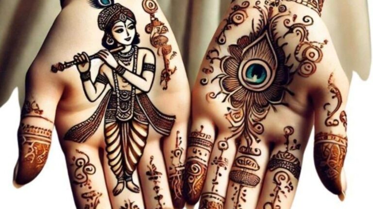 मेहंदी में दिखेगा कान्हा का जादू! जन्माष्टमी के लिए सेव कर लें ये 7 डिजाइन