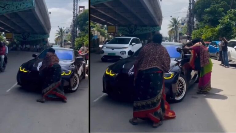 Video नई BMW खरीदना पड़ा भारी! ट्रांसजेंडर समूह ने कार को चारों तरफ से घेरा, 2 लाख रुपये मांगने का दावा वायरल