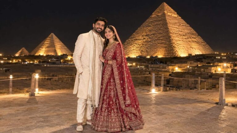इस भारतीय मूल के कपल की शादी के लिए गीजा पिरामिड में रोकी गई पर्यटकों की एंट्री, जानें कौन हैं दोनों