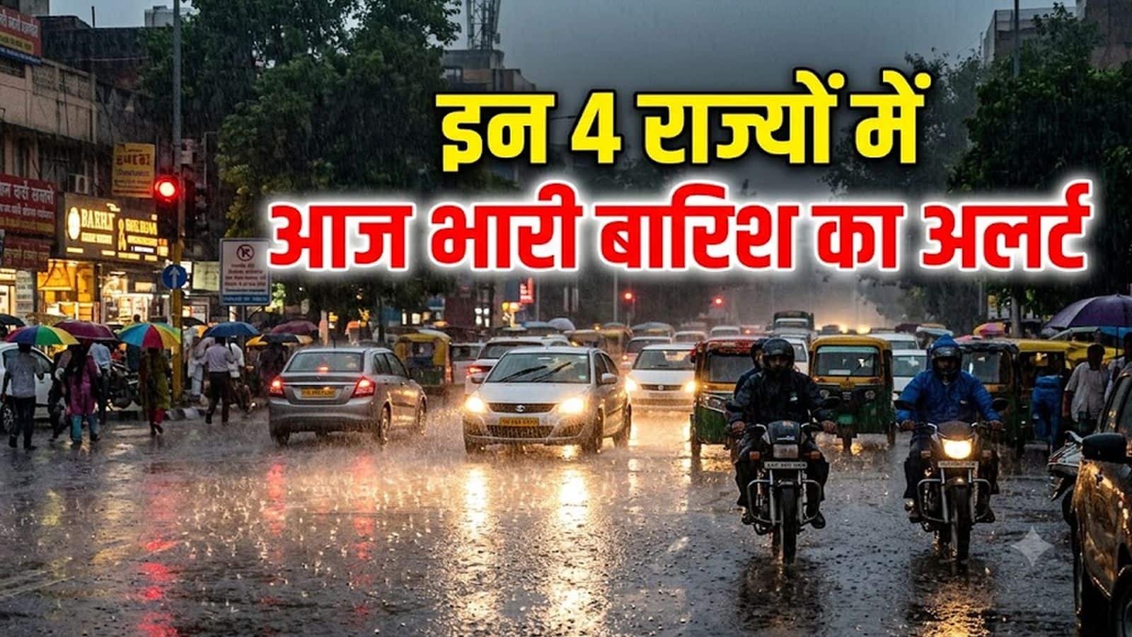 Heavy Rain Today: आज इन 4 राज्यों में भारी बारिश का अलर्ट! उत्तराखंड-तेलंगाना में आंधी का खतरा, मौसम को लेकर IMD ने दी ये चेतावनी