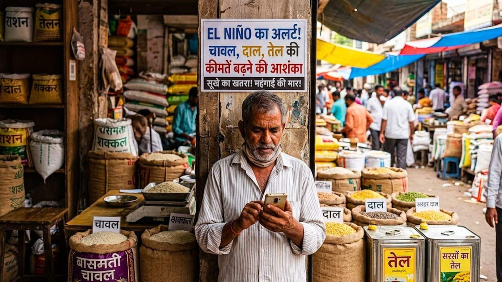El Nino effect: अल नीनो बढ़ा सकता है भारत का फूड बिल! चावल, अरहर दाल और खाद्य तेलों ने दिए महंगाई के संकेत